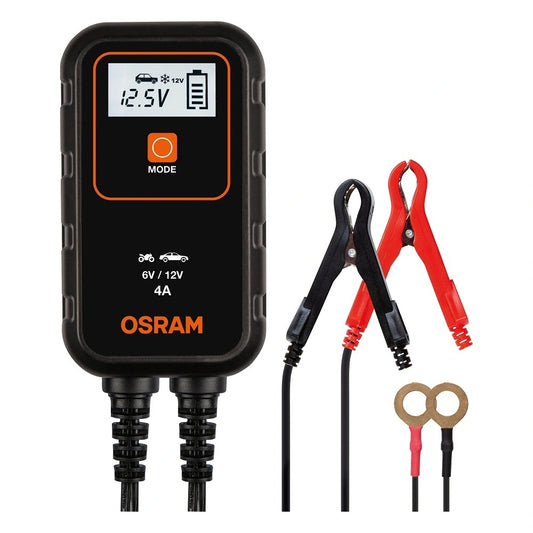 Smart зарядно Osram модел 904 за зареждане на акумулатори до 90Ah.