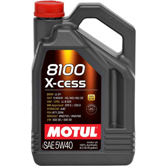 MOTUL 8100 X-CESS 5W40 4L